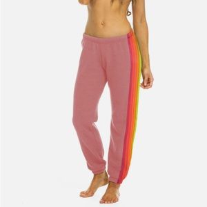 Aviator Nation 5 Stripe Sweatpants Size S